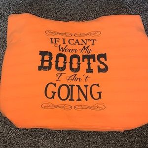 Never worn. Bought at a small boutique.